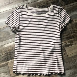 Soft ribbed T-shirt